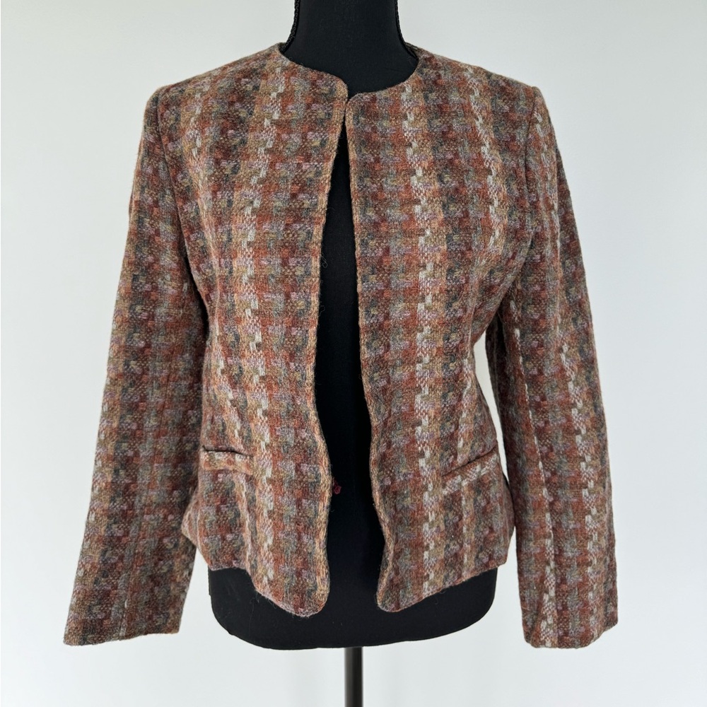 Vintage Multi Colored Jacket With Silk Lining